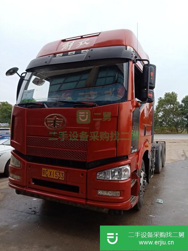 江西出售二手解放j6p460馬力牽引車