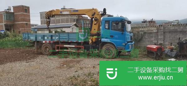 湖北出售二手徐工8噸四節臂國四隨車吊