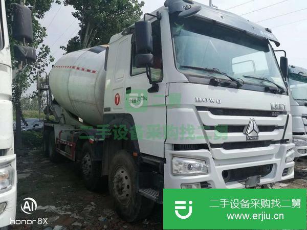 山西出售二手豪沃攪拌車，大12方！
