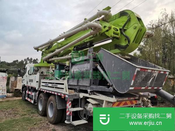 廣西出售二手中聯(lián)38米攪拌泵車