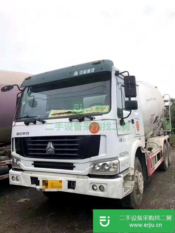 湖北出售二手大14拉16方豪沃攪拌車，亞特上裝包提檔，剛審完車