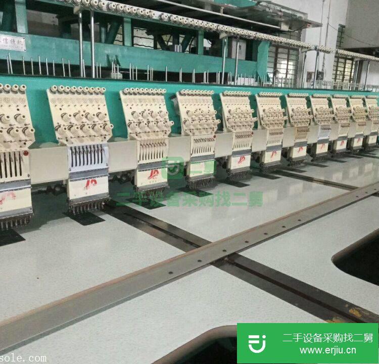 浙江出售二手信勝牌9針25頭-400間距全高速繡花機