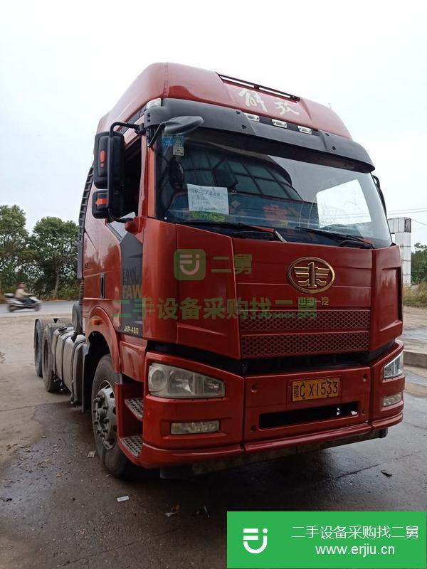 江西出售二手解放j6p460馬力牽引車
