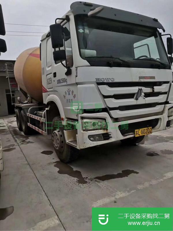 內蒙古出售二手豪沃國四大12方攪拌車