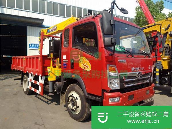 江蘇出售二手程力6.3噸4節直臂隨車吊