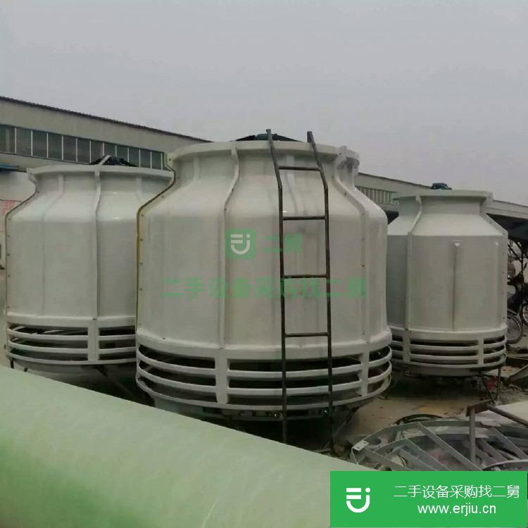 河北出售二手玻璃鋼ZLT-300圓形冷卻塔