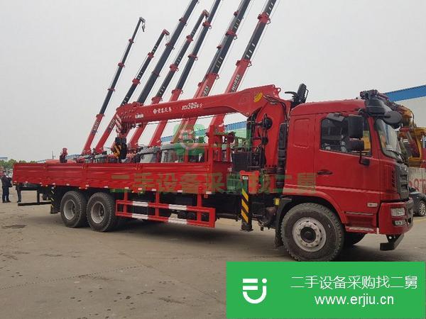 浙江出售二手陜汽12噸隨車吊