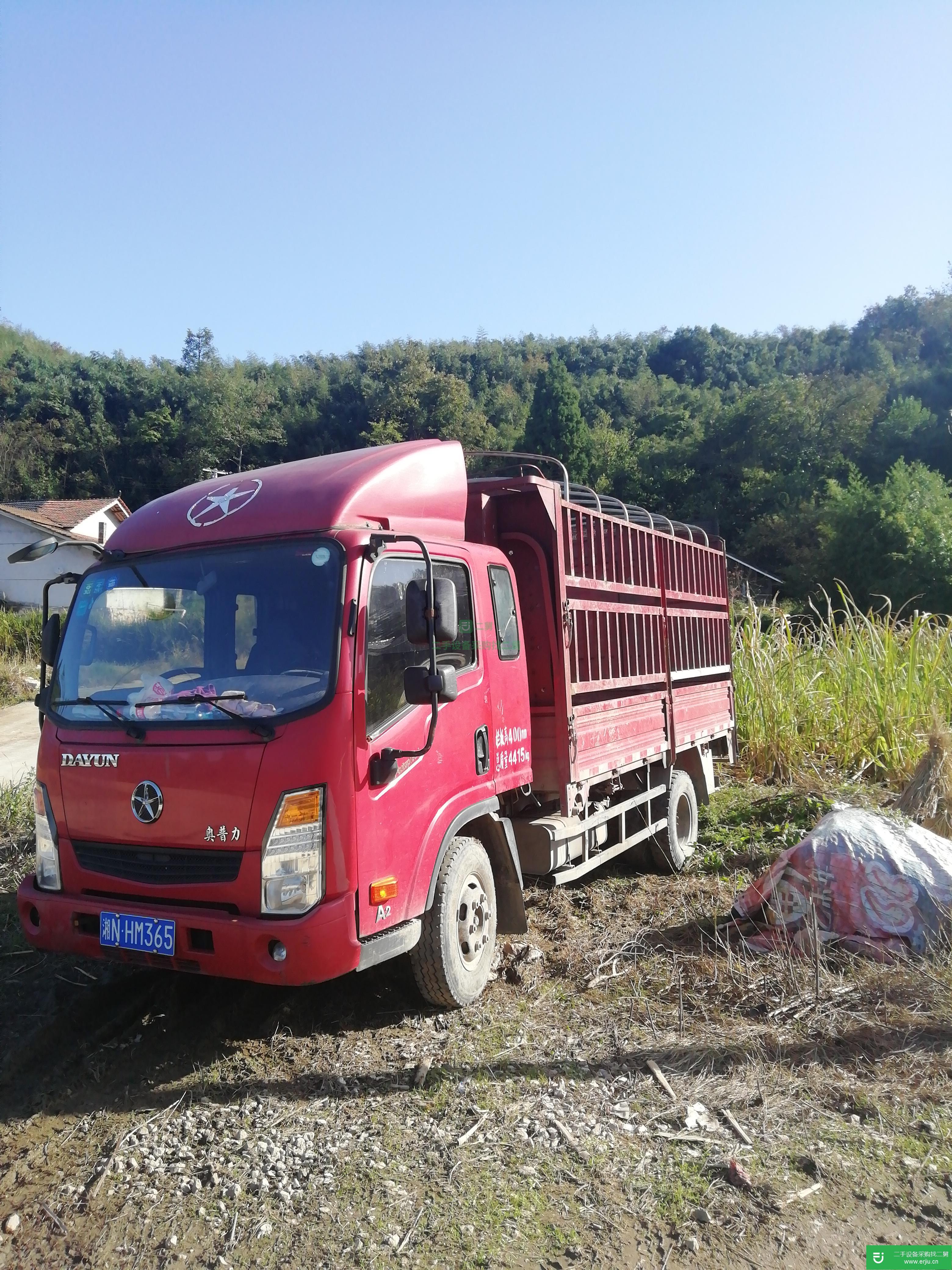 湖南出售二手大運(yùn)輕卡120馬力貨車