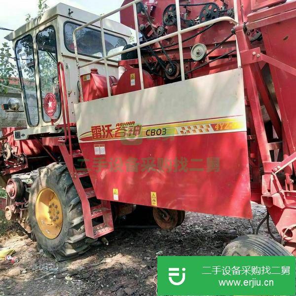 山東出售二手五百小時福田玉米收割機