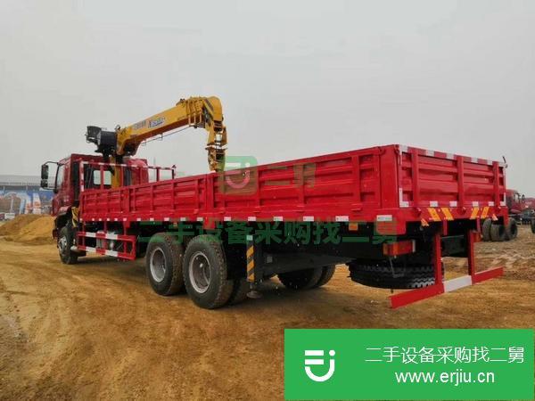 湖北出售二手后八輪徐工8噸4節臂隨車吊