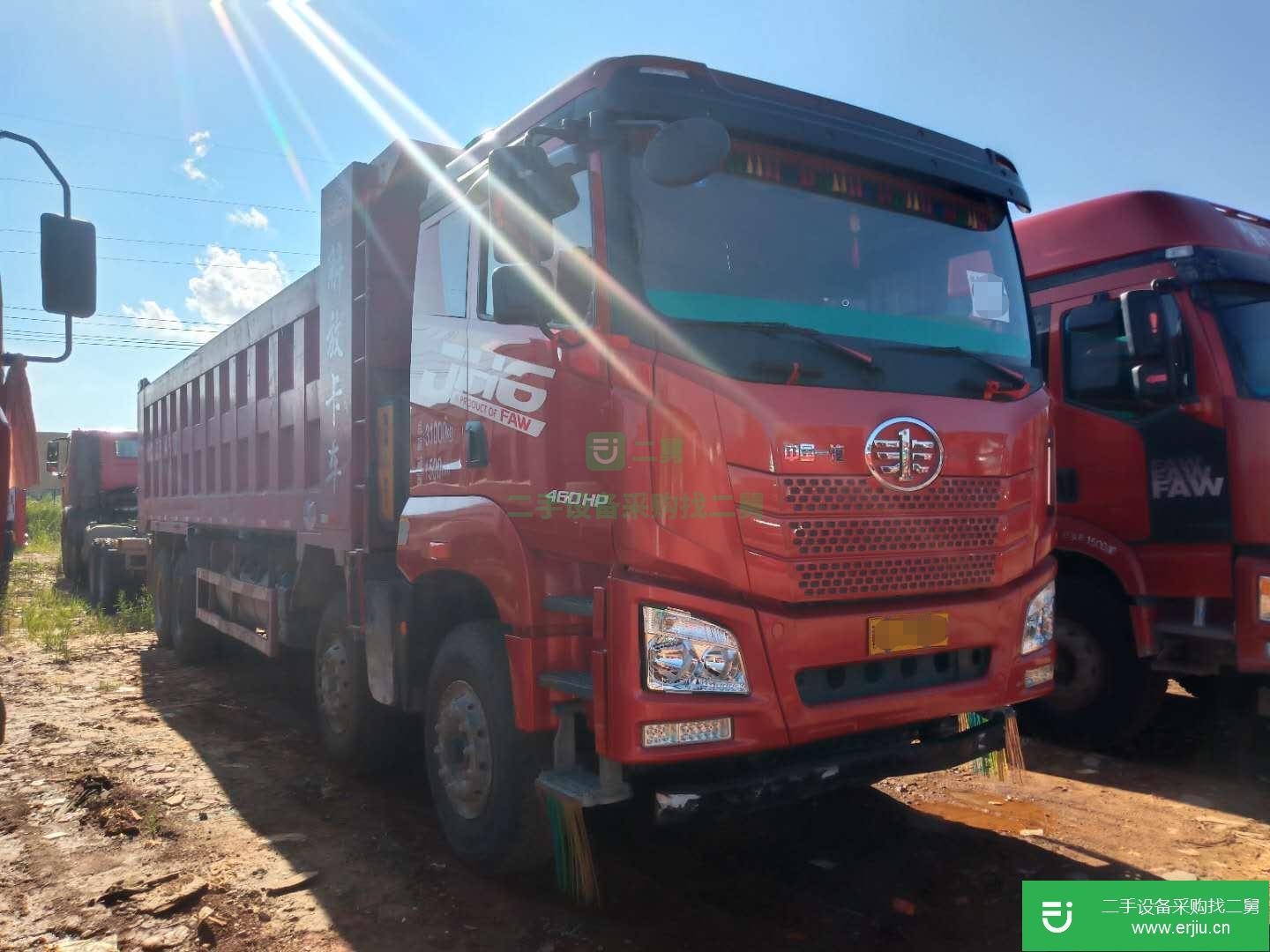 江西出售二手青島解放自卸車