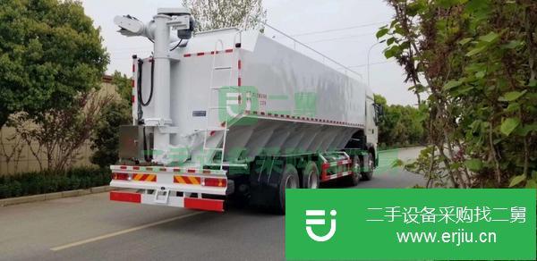 安徽出售二手東風天龍40方散裝飼料運輸車可分期