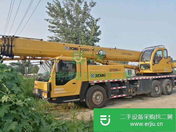 河南出售二手徐工吊車，手續(xù)齊全包提檔過戶，車況精品