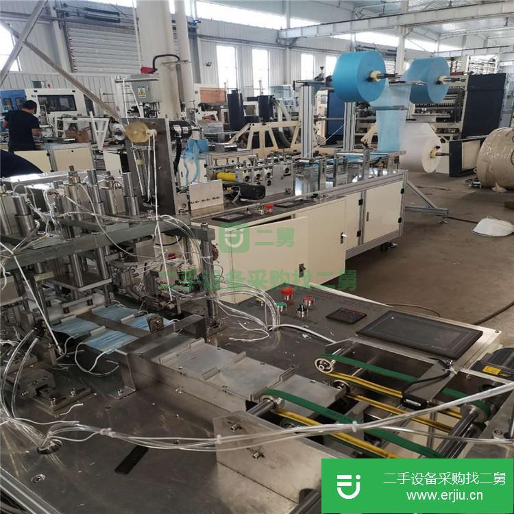 山東出售二手全自動一拖二口罩機