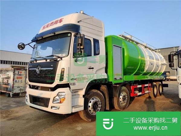 河南出售二手東風8立方清洗吸污車
