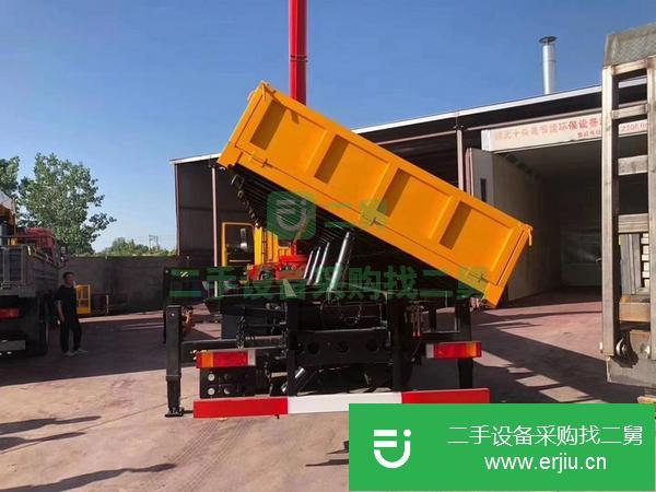 北京出售二手東風錦程12t吊車，貨?帶箱?側翻自卸?后置移位頂，