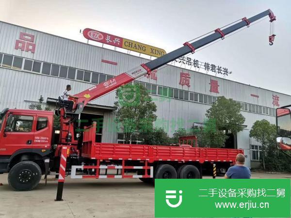 廣西出售二手東風(fēng)華神T5后八輪隨車吊