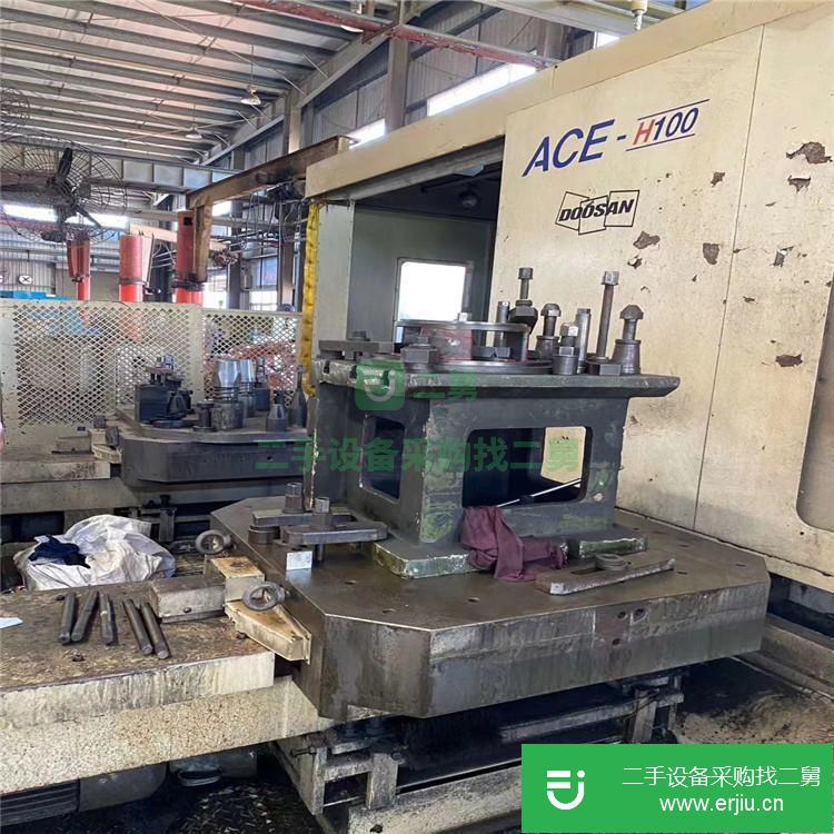 江蘇出售二手韓國斗山大宇ACE-H100雙工位數控臥式加工中心