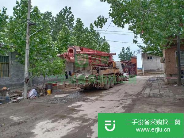 河北出售二手沃爾沃37米泵車 ，無手續