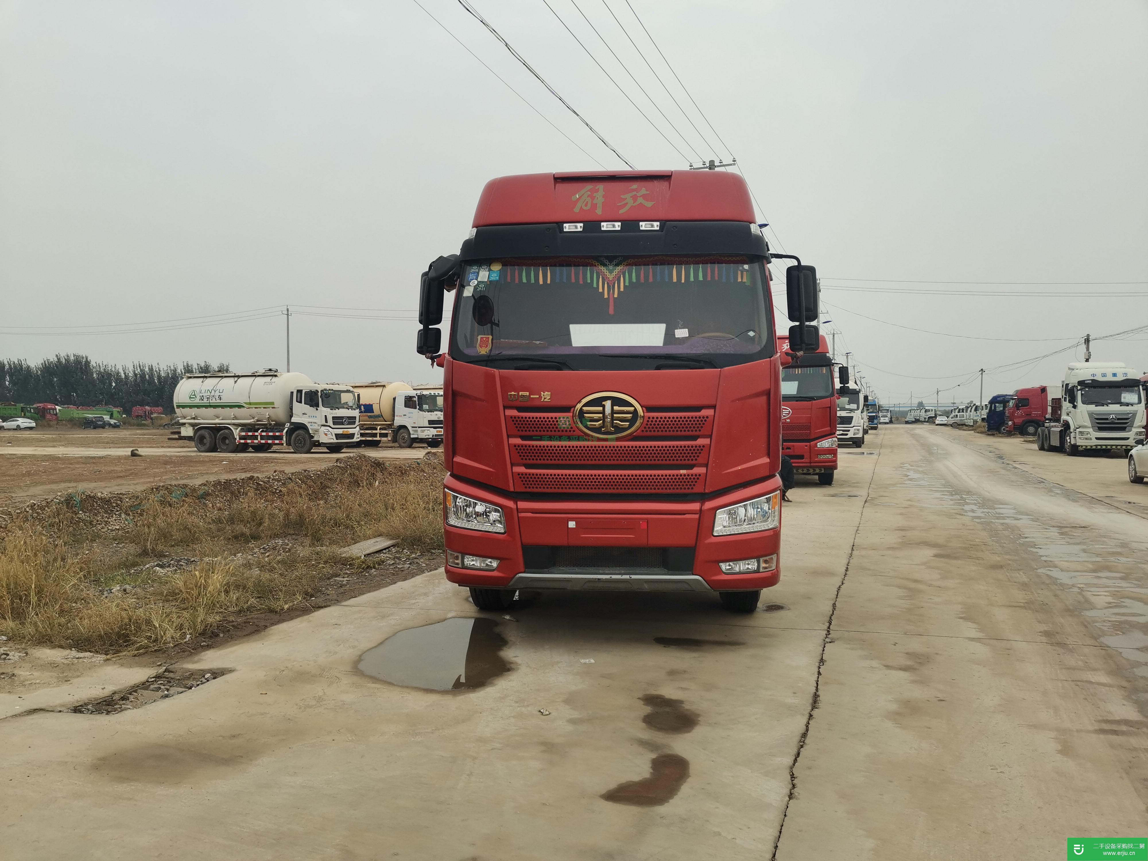 山東出售二手一汽解放500馬力牽引車