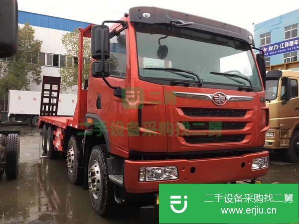 廣西出售二手解放前四后八平板運輸車