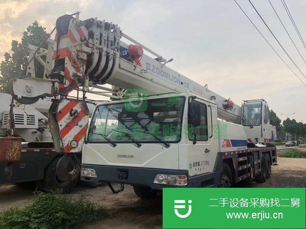 河北出售二手中聯(lián)25v5吊車手續(xù)齊全包提檔過(guò)戶