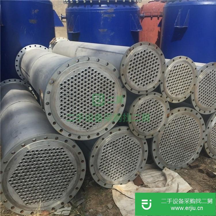 山東出售二手搪瓷片式冷凝器