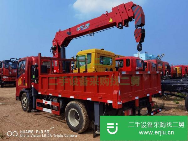湖北出售二手豪曼藍(lán)牌5噸吊車