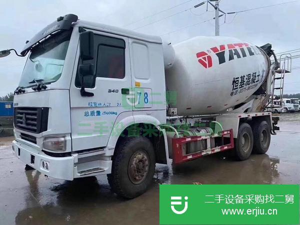 河北出售二手豪沃國四14方攪拌車車況精品