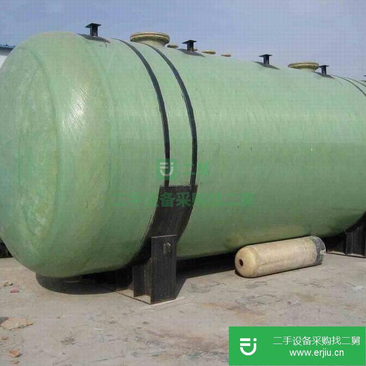 山東出售二手50立方玻璃鋼鹽酸儲罐