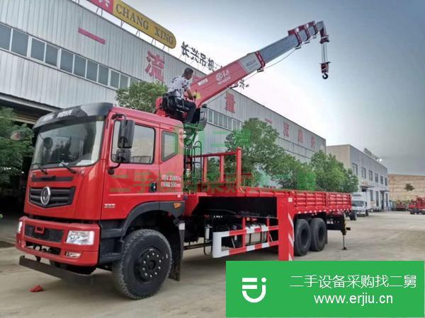 廣西出售二手東風(fēng)華神T5后八輪隨車吊