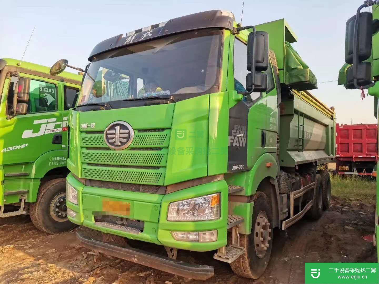 江西出售二手一汽解放390馬力自卸車