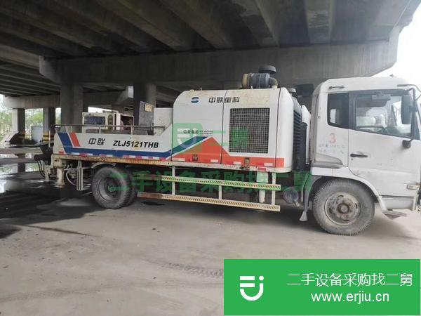 陜西出售二手中聯(lián)9016車載泵車況不錯