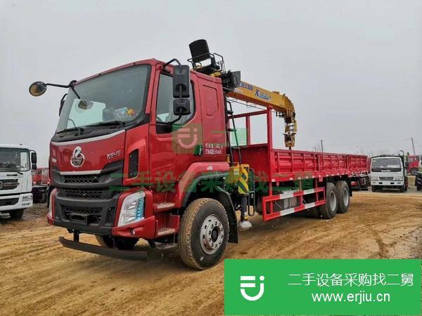 湖北出售二手后八輪徐工8噸4節臂隨車吊