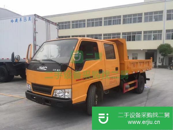 山東出售二手江鈴藍牌雙排自卸車 全國可分期