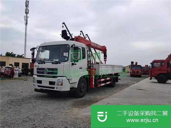 湖北出售二手東風(fēng)8噸180馬力隨車吊