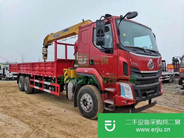 湖北出售二手后八輪徐工8噸4節臂隨車吊