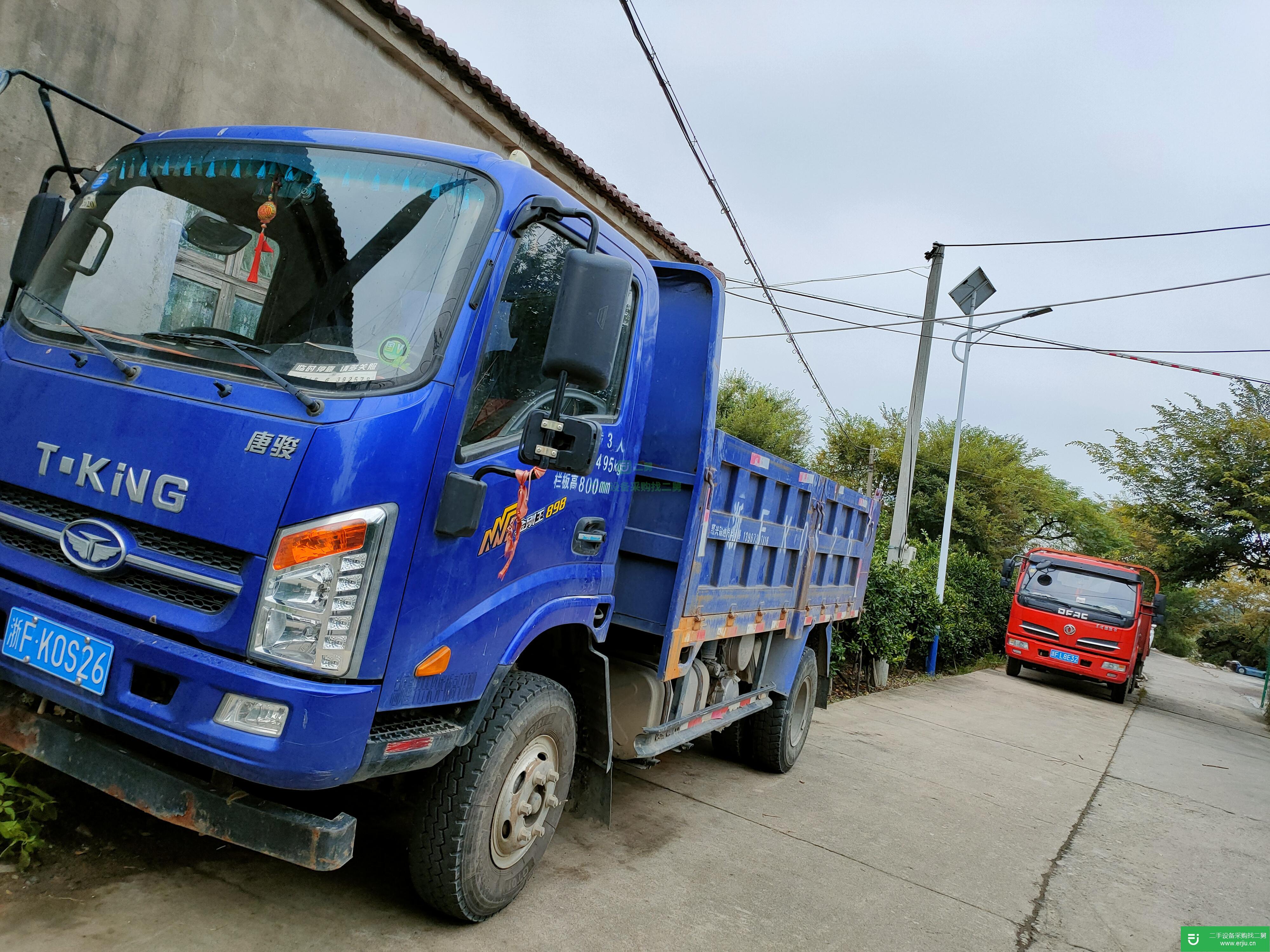 浙江出售二手唐駿110馬力自卸車