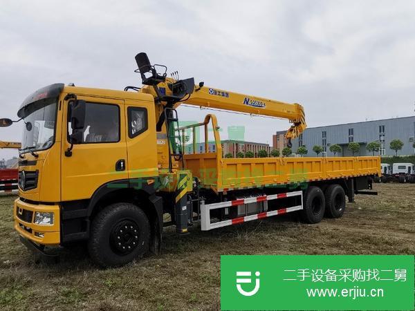 山東出售二手徐工12噸隨車吊全鋼制貨箱