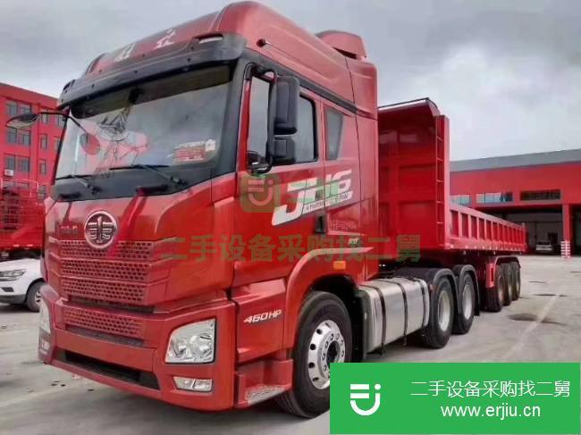 江西出售二手一汽解放半掛車