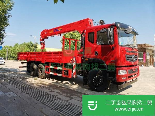 湖南出售二手短軸距東風12噸隨車吊