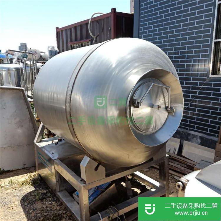 山東出售二手不銹鋼真空變頻滾揉機