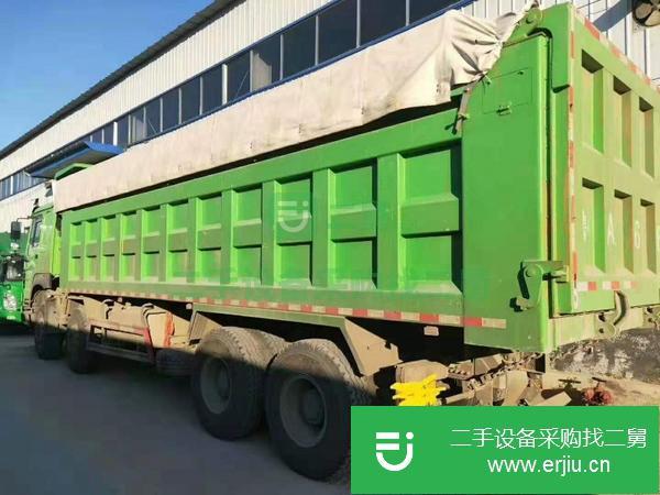 湖南出售二手19年豪沃前四后八自卸車,440馬力,濰柴發動機,可分期