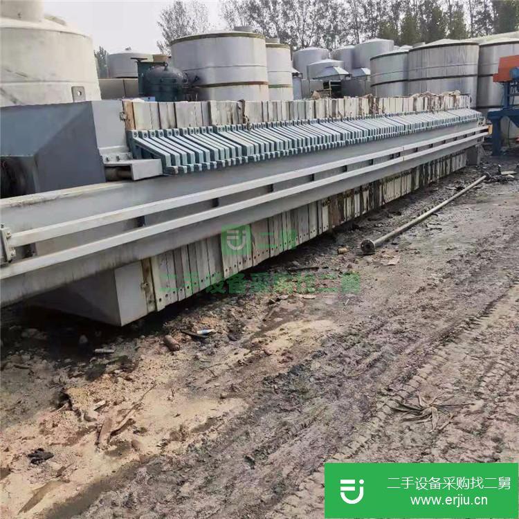 山東出售二手200平箱式壓濾機