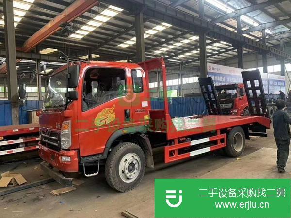 山西出售二手國五解放J6單橋平板運(yùn)輸車