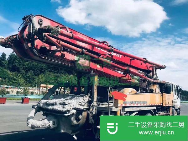 甘肅出售三一重工37米泵車,天天干活的車,手續齊全包過戶