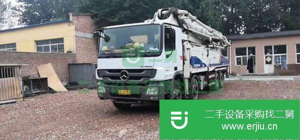 河北出售二手11年52米京牌泵車