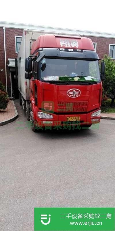 遼寧出售二手解放J6國4前4后6冷藏車