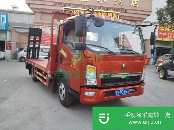 湖北出售二手重汽豪沃平板運輸車