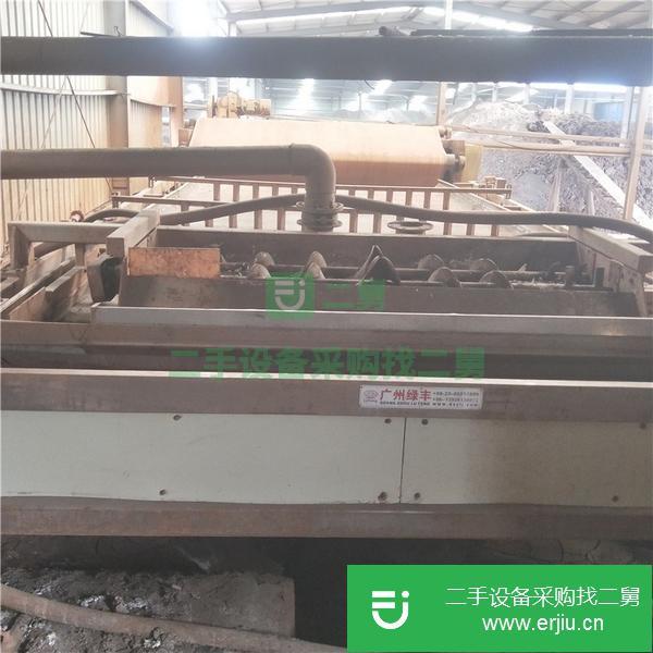 廣東出售二手洗沙泥漿脫水綠豐帶式壓濾機